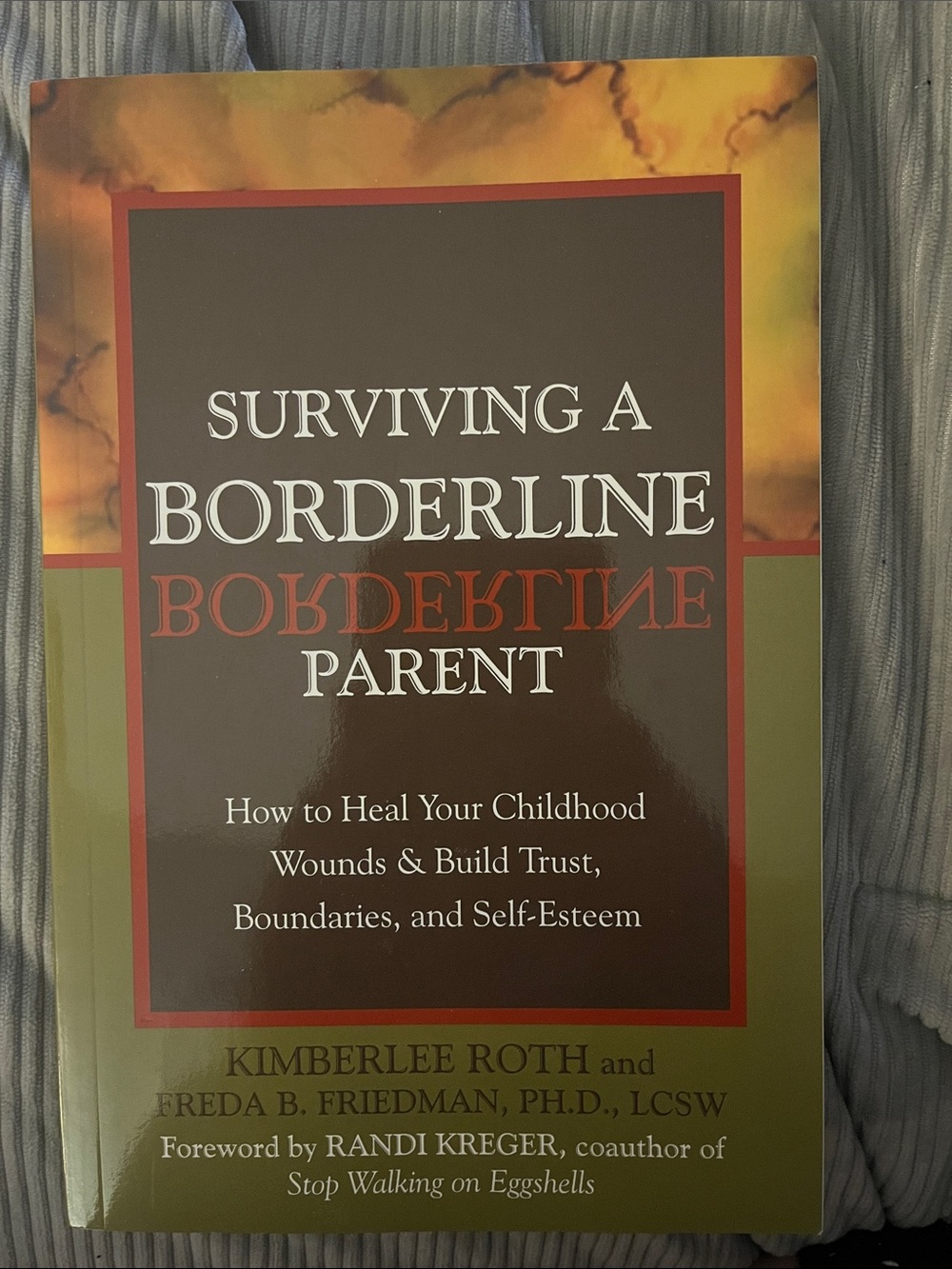 Surviving a Borderline Parent - Green & Brown Cover by Kimberlee Roth